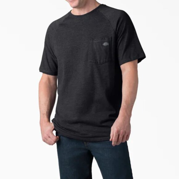 Dickies Cooling Temp-iQ Performance Pocket T-Shirt Men's 4XLT Heather Black NWT - Picture 1 of 4